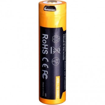 Аккумулятор с разъемом для USB 18650 FENIX 2600mAh Аккумулятор с разъемом для USB 18650 FENIX 2600mAh