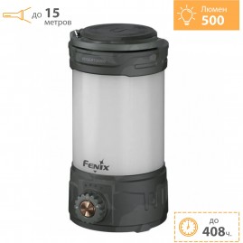 Фонарь кемпинговый FENIX CL26R PRO Gray Camo