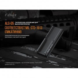 Выносная тактическая кнопка FENIX ALG-05 Выносная тактическая кнопка FENIX ALG-05